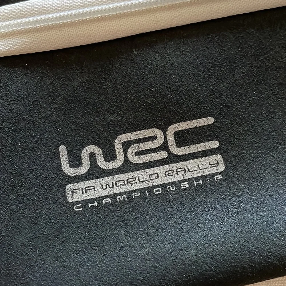 Genuine FIA WRC world rally championship zipper pouch (made from car tire!)